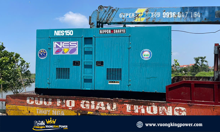 Bàn giao máy phát điện 150Kva Hino phục vụ trang trại Vịt Tại Hà Nam