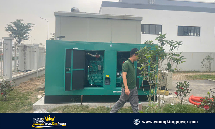 Bàn Giao máy Cummins 250Kva Cho Công ty tại Bắc Giang