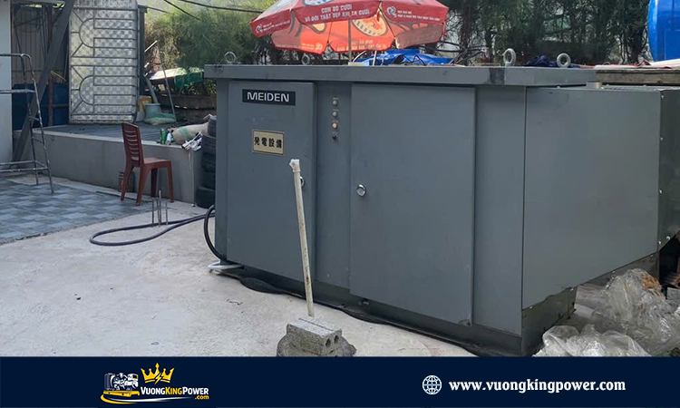 Bàn giao máy phát điện Isuzu 100kva nhà hàng Hải Sản tại Thái Bình