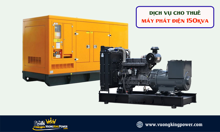 Cho thuê máy phát điện 150kva 
