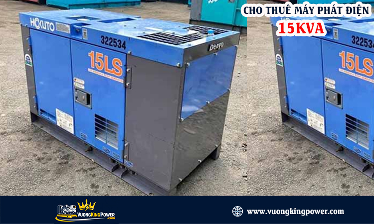 Cho thuê máy phát điện 15kva