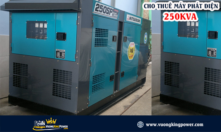 Cho thuê máy phát điện 250kva