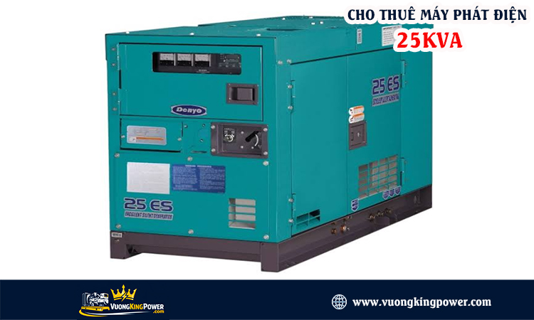 Cho thuê máy phát điện 25kva
