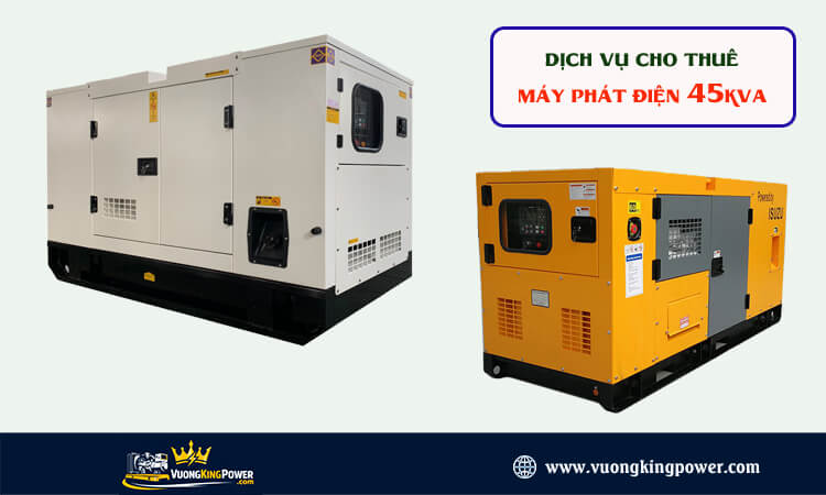 Cho thuê máy phát điện 45kva 