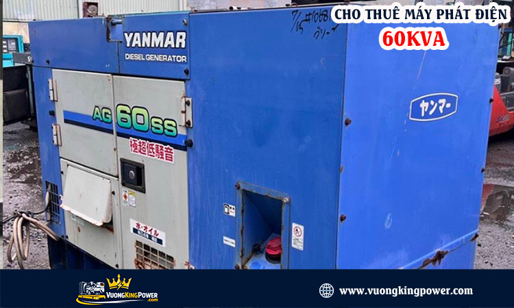 Cho thuê máy phát điện 60kva