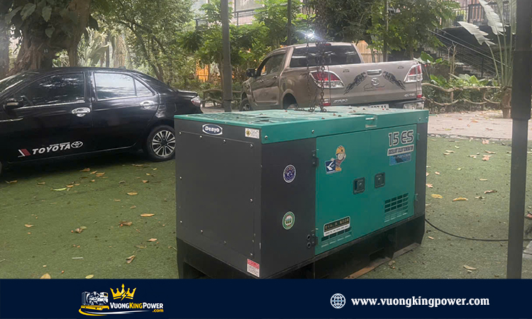 Cho thuê máy phát điện 15Kva Denyo tại Khu Nghỉ Dưỡng Quốc Oai