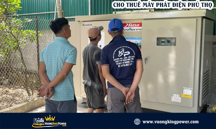 Cho thuê máy phát điện Phú Thọ