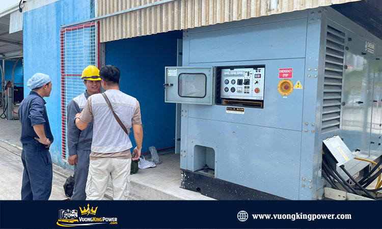 Cũng cấp máy phát điện Doosan 600Kva cho nhà máy sữa tại Bắc Ninh