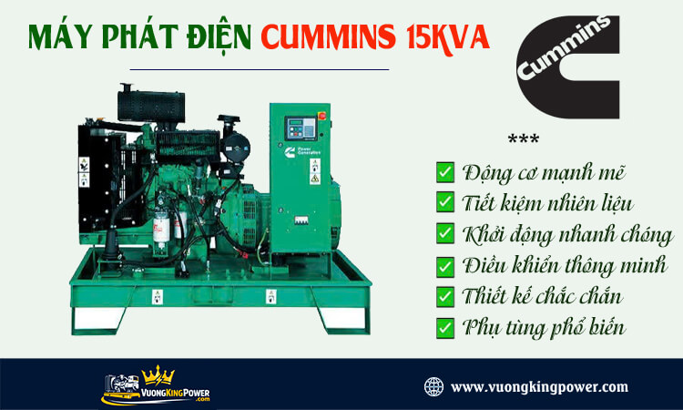 Máy phát điện Cummins 15kva
