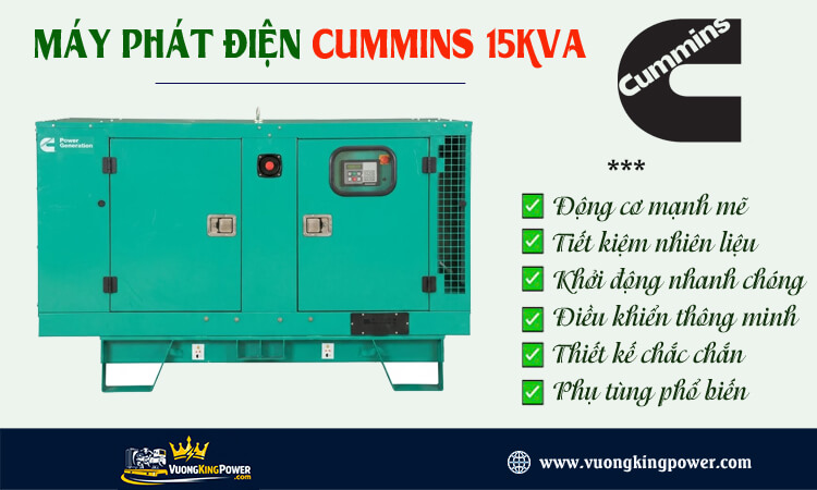 Máy phát điện Cummins 15kva