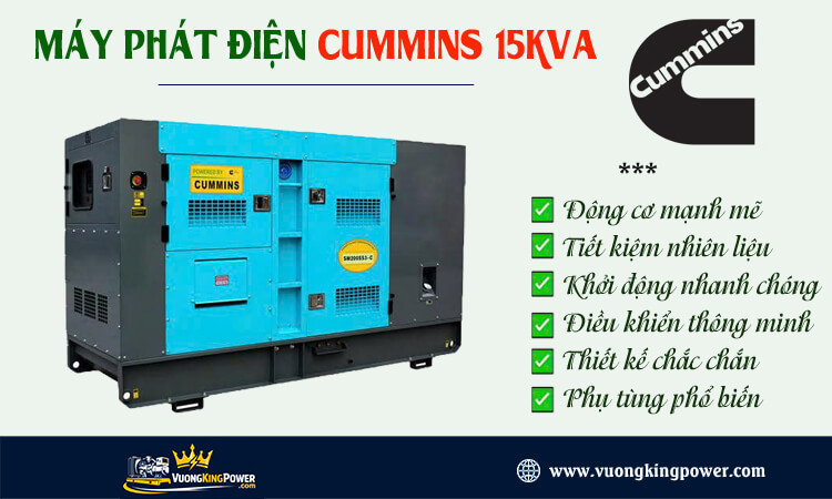 Máy phát điện Cummins 15kva