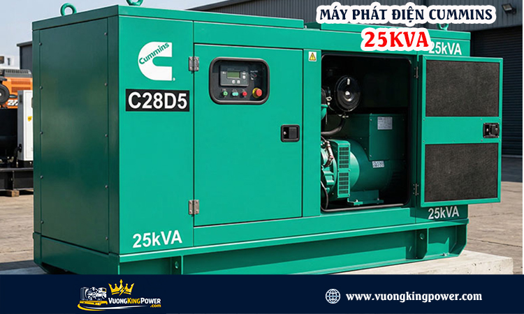 Máy phát điện cummins 25kva