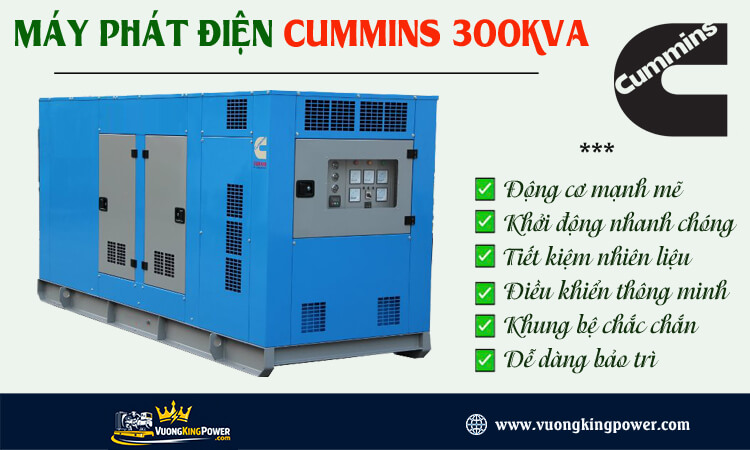 Máy phát điện Cummins 300kva