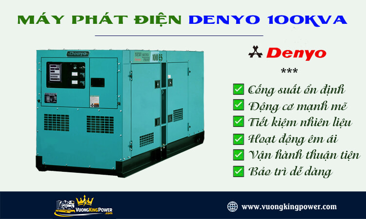 Máy phát điện Denyo 100kva 