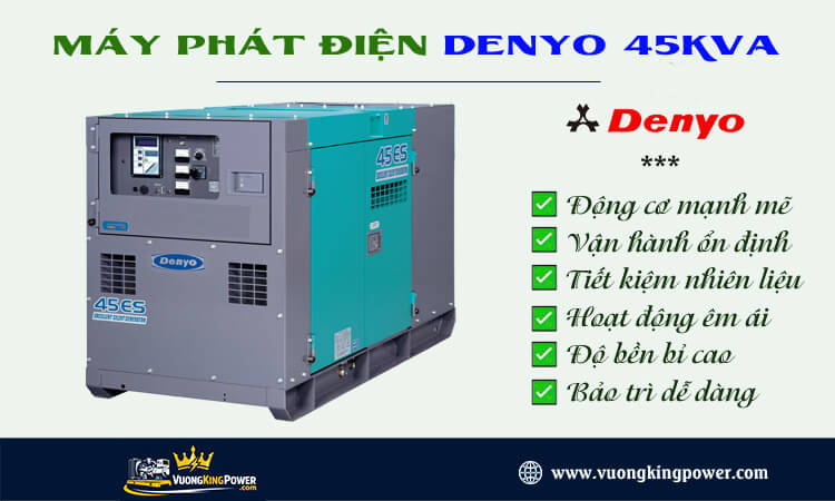 Máy phát điện Denyo 45kva 