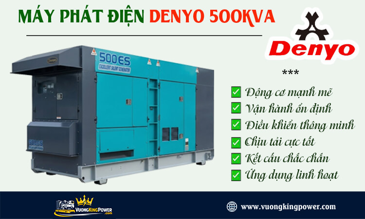 Máy phát điện Denyo 500kva