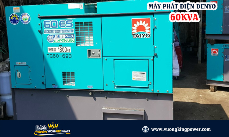 Máy phát điện denyo 60kva