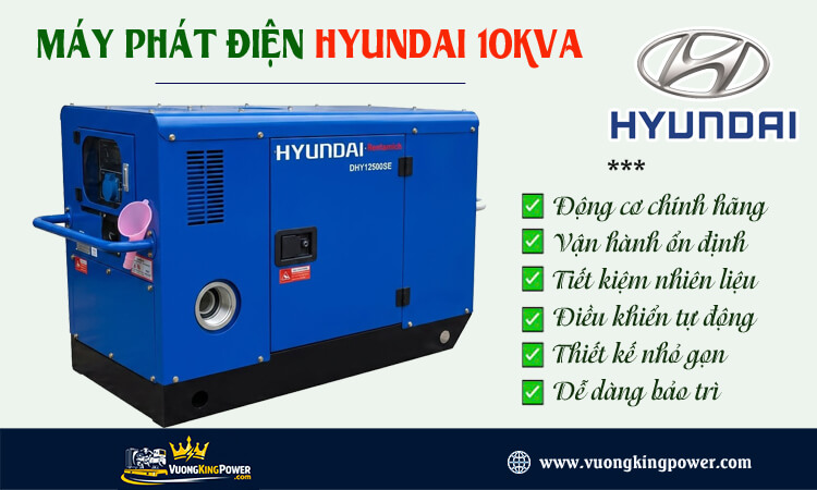 Máy phát điện Hyundai 10kva