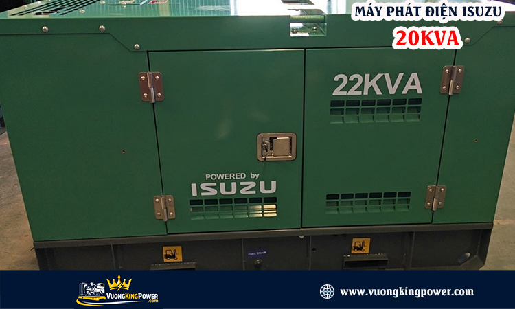 Máy phát điện isuzu 20kva