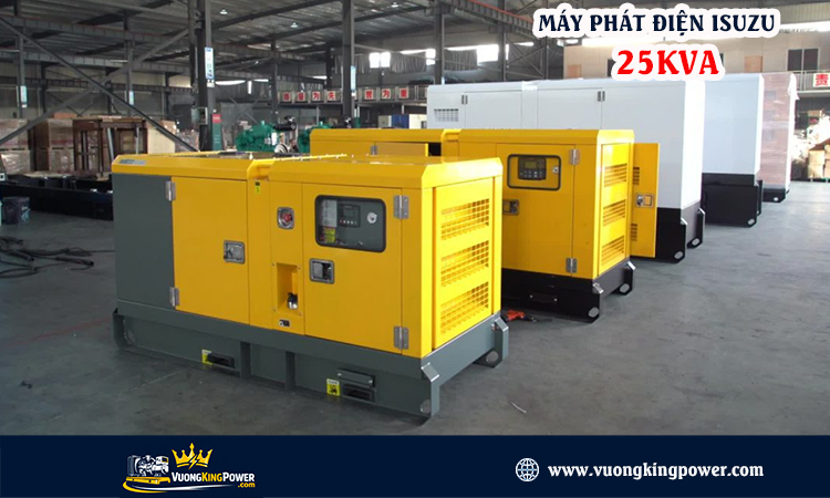 Máy phát điện isuzu 25kva