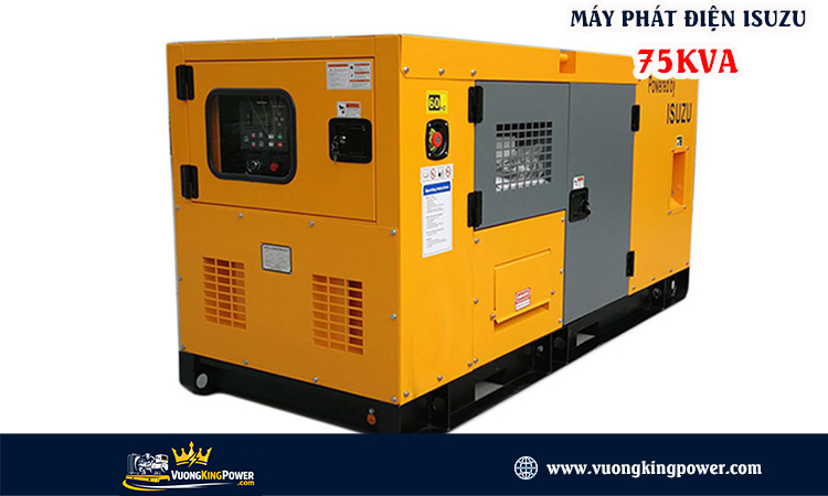 Máy phát điện isuzu 75kva