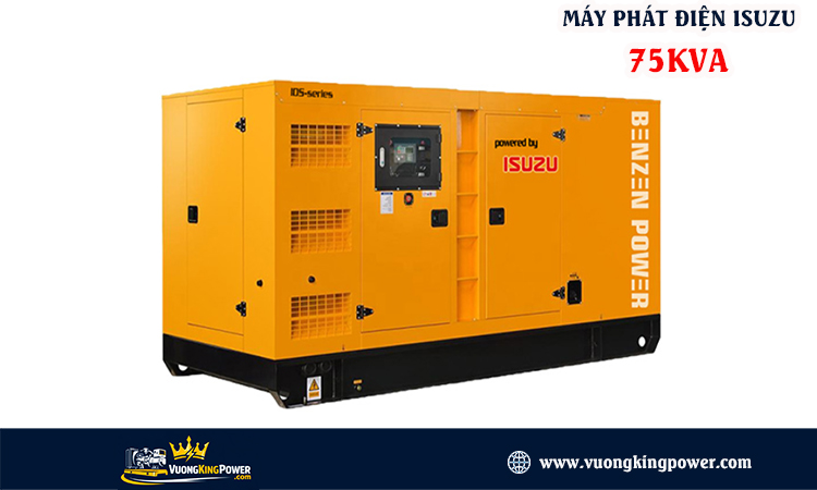 Máy phát điện isuzu 75kva