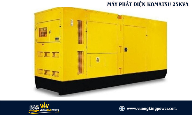 Máy phát điện Komatsu 25kva