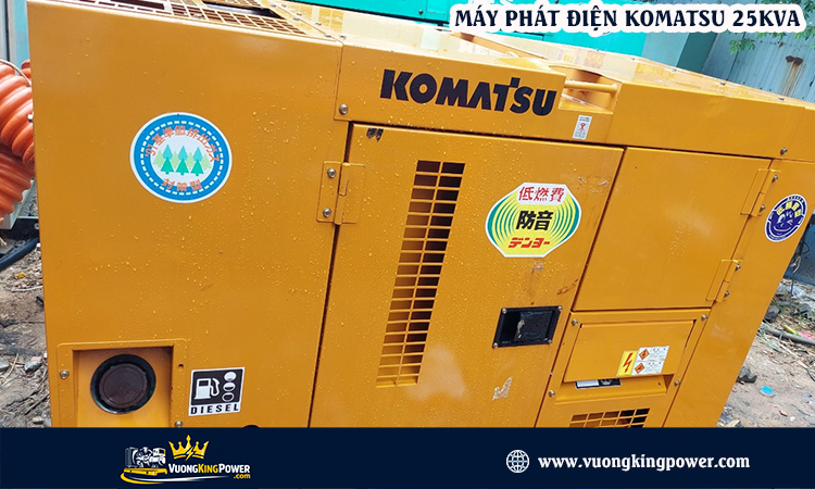 Máy phát điện Komatsu 25kva