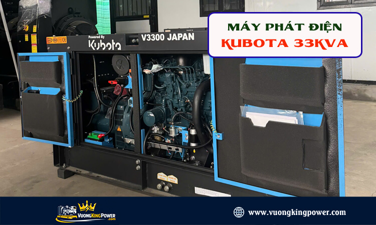 Máy phát điện Kubota 33kva