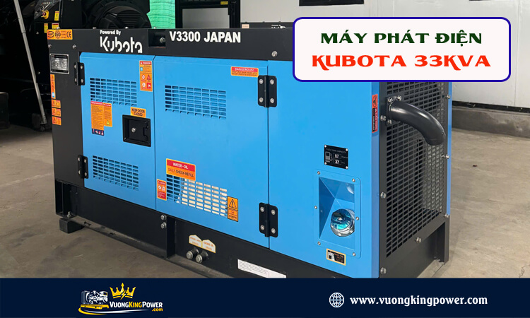 Máy phát điện Kubota 33kva