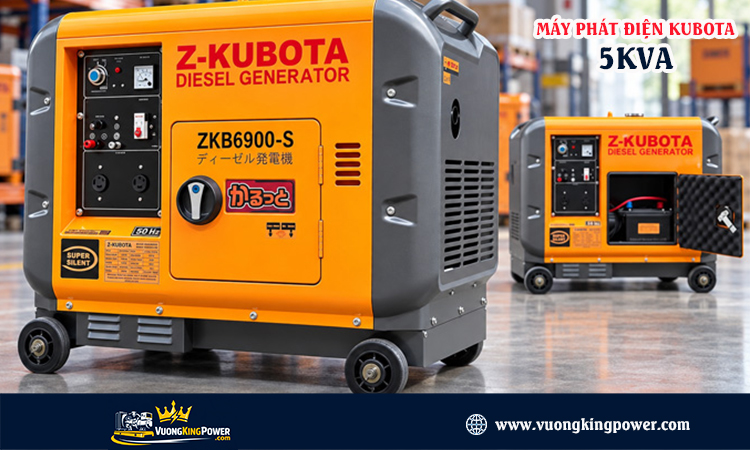 Máy phát điện Kubota 5kva