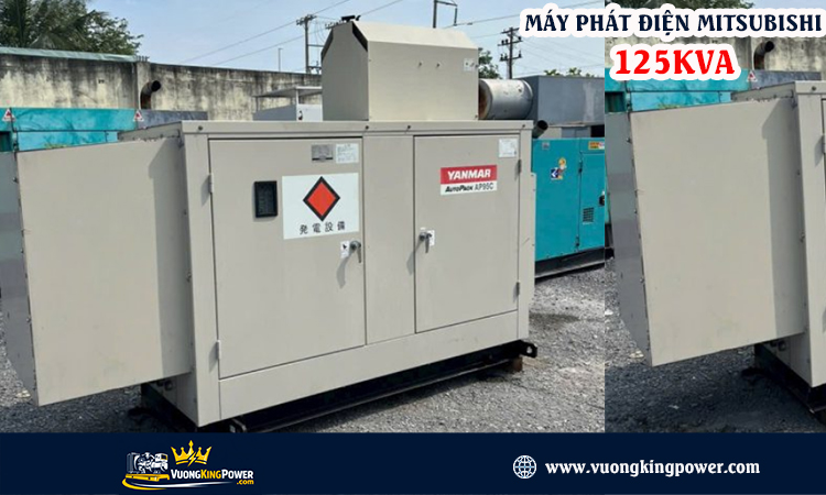 Máy phát điện mitsubishi 125kva