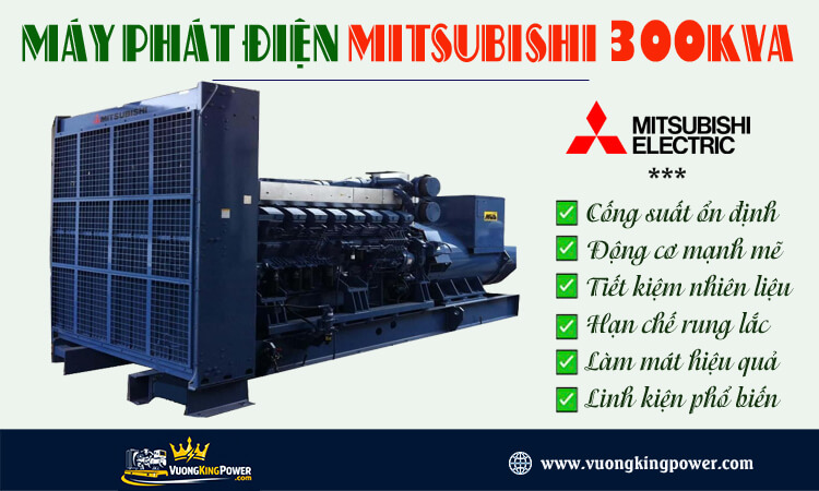 Máy phát điện Mitsubishi 300kva 