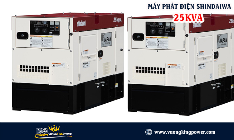 Máy phát điện shindaiwa 25kva