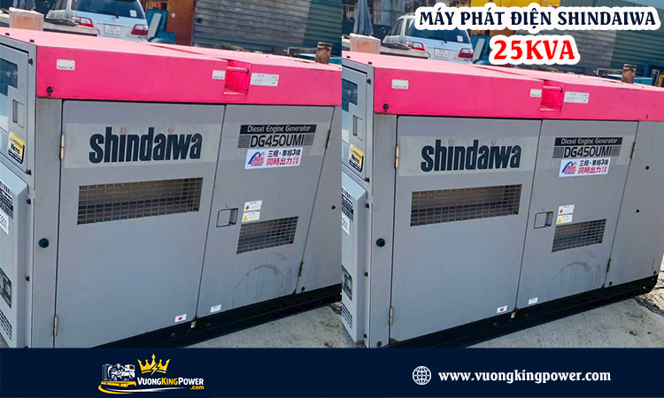 Máy phát điện shindaiwa 25kva