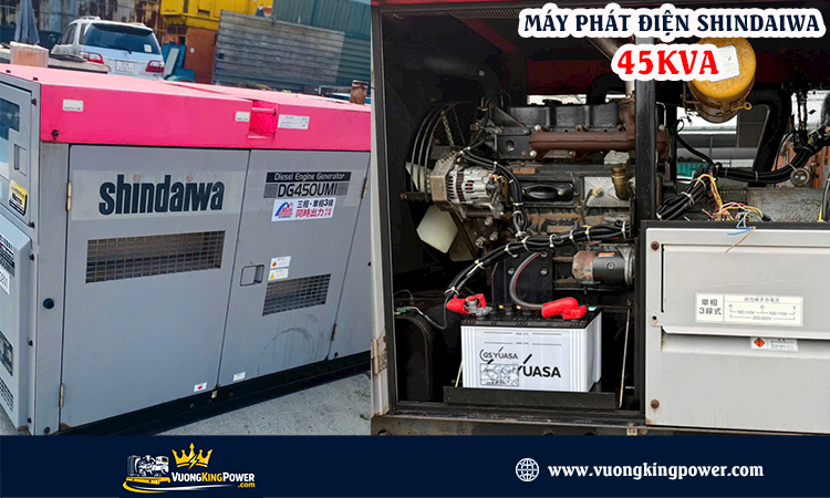 Máy phát điện Shindaiwa 45kva