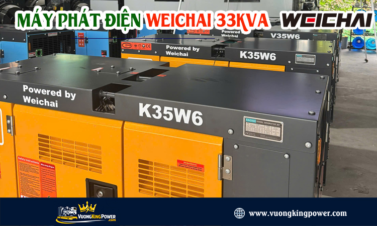 Máy phát điện Weichai 33kva
