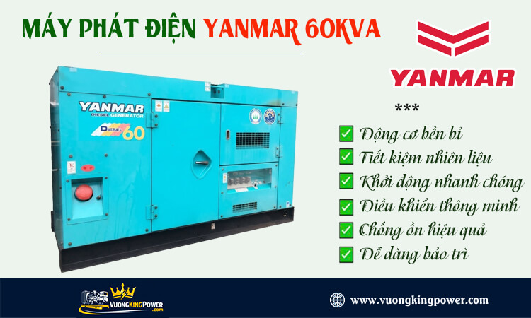 Máy phát điện Yanmar 60kva