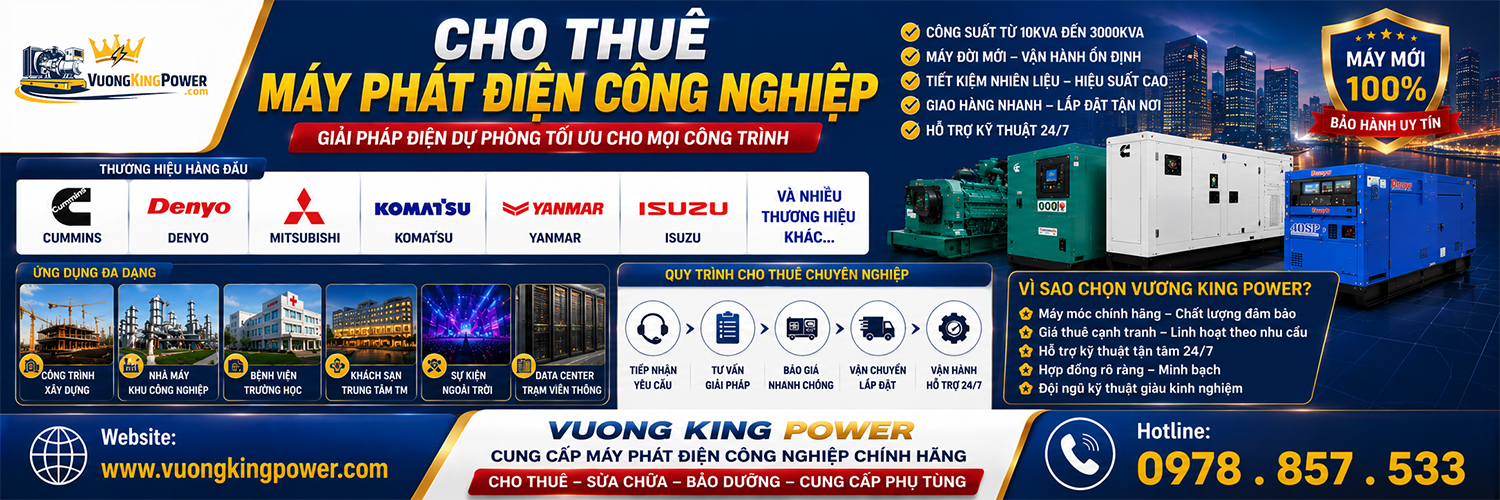 Cho thuê máy phát điện